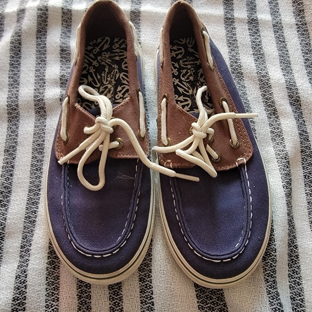 Youth Sperry top sider Halyard slip on shoe